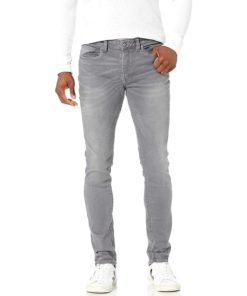 View 1 of 4 Buffalo David Bitton Men's Skinny MAX Jeans in Grey