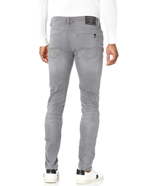 View 4 of 4 Buffalo David Bitton Men's Skinny MAX Jeans in Grey