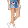 View 1 of 2 Free People Women's Wild Rose Embroidered Mini Skirt Light Denim 24