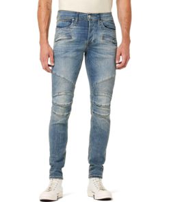 View 1 of 4 HUDSON Jeans Men's The Blinder V.2 Skinny Biker Jean RP in Rally