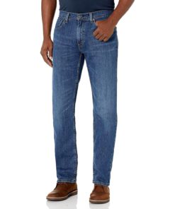 View 1 of 4 Levi's Men's 559 Relaxed Straight Fit Jean in Steely Blue
