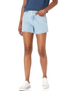 View 1 of 2 PAIGE Women's Noella Cutoff Short High Rise in As If