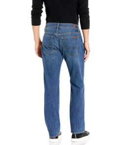 View 2 of 2 7 For All Mankind Austyn Relaxed Straight Leg Jeans in Swain