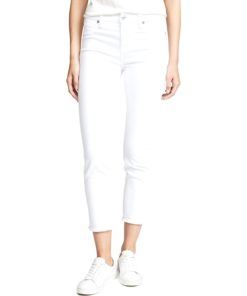 View 1 of 6 7 For All Mankind Jeans Roxanne Ankle Pant in White