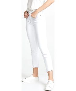 View 4 of 6 7 For All Mankind Jeans Roxanne Ankle Pant in White