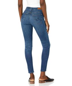 View 2 of 2 AG Adriano Goldschmied Women's Legging Ankle Mid Rise Super Skinny Jean in 5 Years Oxnard