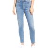 View 1 of 8 Citizens Of Humanity Olivia High Rise Button Fly Ankle Slim Jean in Backroads