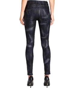 View 2 of 4 Citizens of Humanity Rocket High Rise Lacquered Jeans in Black