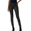 View 1 of 2 DL1961 Florence Instasculpt Skinny Fit Jean in Black Coated Stripe