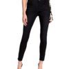 View 1 of 6 FRAME Le High Skinny Jeans in Corvo Slit