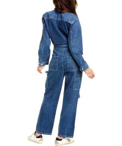 View 2 of 2 HUDSON Jeans Denim Utility Jumpsuit in Tempted