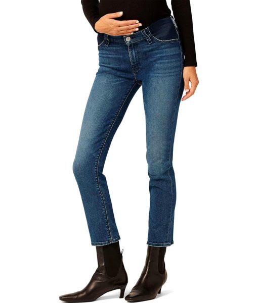 View 1 of 3 HUDSON Jeans Nico Straight Ankle Maternity Jean in Head Over Heels