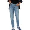 View 1 of 2 HUDSON Jeans Women's Lana Slim Boyfriend Ankle Jean with Rolled Hem in Everlast