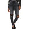 View 1 of 2 HUDSON Jeans Women's Nico Mid Rise Super Skinny Ankle Jean in Someday Soon Destructed