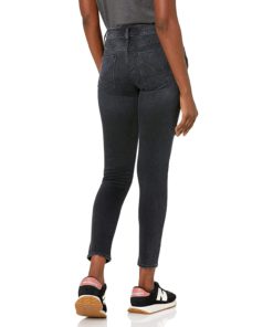 View 2 of 2 HUDSON Jeans Women's Nico Mid Rise Super Skinny Ankle Jean in Someday Soon Destructed