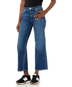 View 1 of 2 HUDSON Jeans Women's Rosie High Rise Wide Leg Ankle Jean in Phenomenon