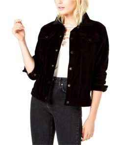 View 1 of 1 HUDSON Womens Trucker Jacket in Black