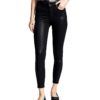 View 1 of 6 L'agence Women's Margot Coated Skinny Jeans in Black