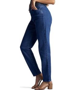 View 2 of 3 Lee Missy Relaxed-Fit Tapered-Leg Jean in Pepper Stone