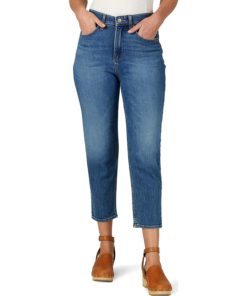 View 1 of 6 Lee Women's Ultra Lux High-Rise Tapered Crop Jean in Soar