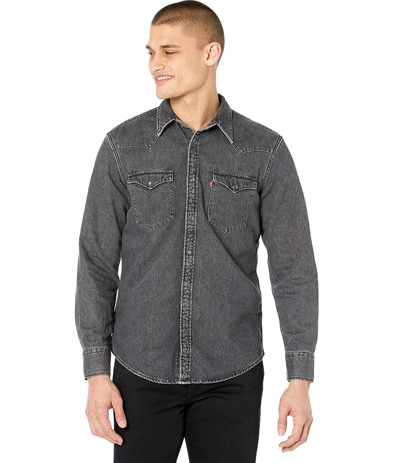 Levi's Barstow Western Standard in Black Washed