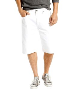 View 1 of 3 Levi's Men's 569 Loose Straight Shorts in White