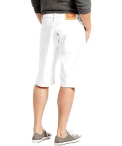 View 2 of 3 Levi's Men's 569 Loose Straight Shorts in White