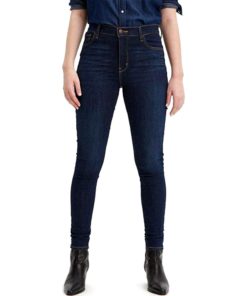 View 1 of 4 Levi's Women's 720 High Rise Super Skinny Jeans Pants in Indigo Daze