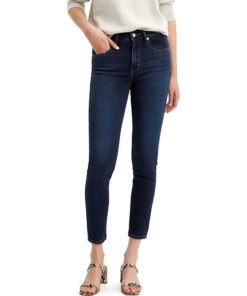 View 1 of 4 Levi's Women's 721 High Rise Skinny Ankle Jeans Pants in Carbon Bay