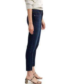 View 2 of 4 Levi's Women's 721 High Rise Skinny Ankle Jeans Pants in Carbon Bay