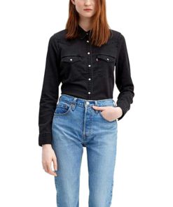 View 1 of 2 Levi's Womens The Ultimate Western in Black Rose