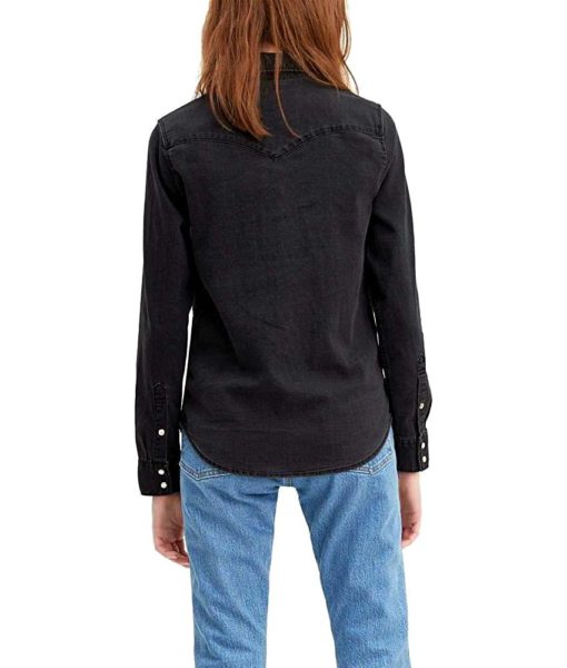 View 2 of 2 Levi's Womens The Ultimate Western in Black Rose