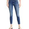 View 1 of 6 MOTHER Looker Ankle Fray Jeans in Walking on Coals