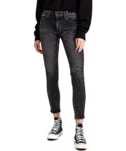 View 1 of 6 MOUSSY VINTAGE MV Lenwood Skinny Jeans in Black