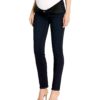 View 1 of 2 PAIGE Maternity Skyline Skinny with Elastic Insets in Mona
