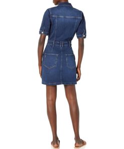 View 2 of 2 PAIGE Mayslie Denim Mini Dress in Gracie Lou