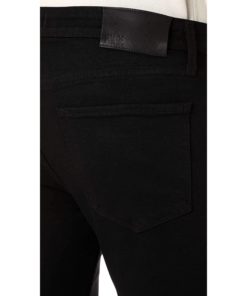 View 5 of 5 PAIGE Men's Lennox Black Shadow Jeans in Black