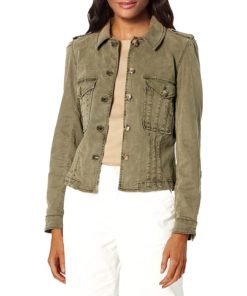 View 1 of 1 PAIGE Women's Pacey Jacket in Vintage Ivy Green