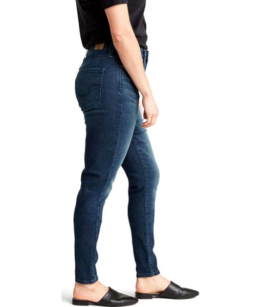 View 2 of 5 Signature by Levi Strauss & Co. Gold Label Women's High Rise Super Skinny Jeans in Blue Laguna