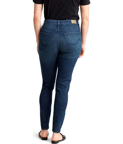 View 3 of 5 Signature by Levi Strauss & Co. Gold Label Women's High Rise Super Skinny Jeans in Blue Laguna