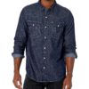 View 1 of 2 True Religion Dark Wash Western Shirt in Indigo