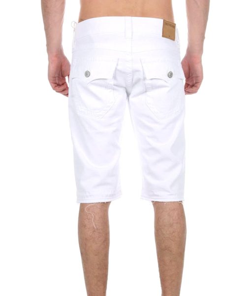 View 3 of 3 True Religion Men's Ricky Short in Optic White