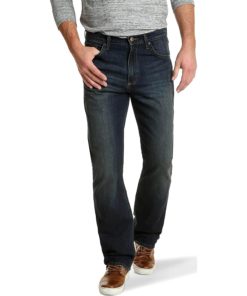 View 1 of 6 Wrangler Authentics Men's Relaxed Fit Boot Cut Jean in Riptide