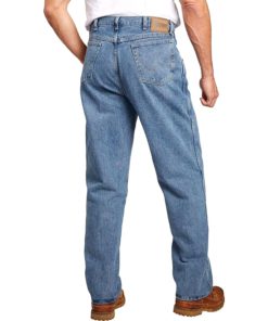 View 2 of 5 Wrangler Mens Relaxed Fit Jeans in Antique Indigo