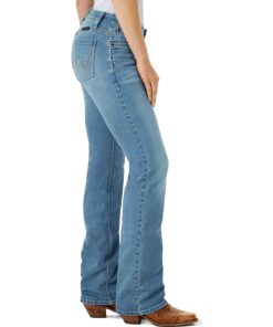 View 2 of 5 Wrangler Shiloh Low Rise Ultimate Riding Jeans in Hallie