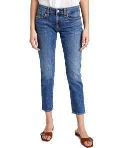 View 1 of 6 rag & bone Dre Low Rise Boyfriend Jeans in Julienne