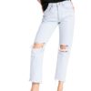View 1 of 1 rag & bone Womens Maya Denim Light Wash Ankle Jeans in Blue