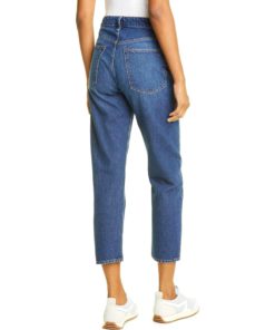 View 2 of 5 rag & bone Women’s Maya High Rise Ankle Slim Straight Leg Jeans in Jasper