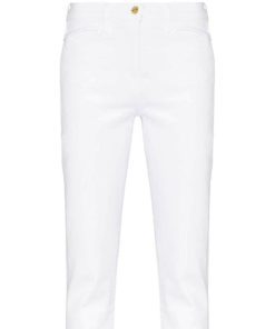View 1 of 1 FRAME Le High Straight Jeans in White
