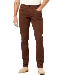 View 1 of 3 HUDSON Jeans Men's Blake Slim Straight Leg Jean in Chocolate Brown